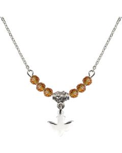 N20 Birthstone Necklace 0225 - Holy Spirit Available in 15 Colors