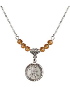 N20 Birthstone Necklace 0601E - Guardian Angel Available in 15 Colors
