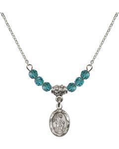 N20 Birthstone Necklace 0301E - Guardian Angel Available in 15 Colors