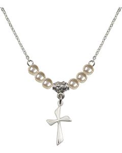 N21 Birthstone Necklace 0016Y - Cross