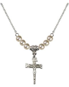 N21 Birthstone Necklace 0072 - Nail Crucifix