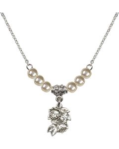 N21 Birthstone Necklace 0204 - Rose