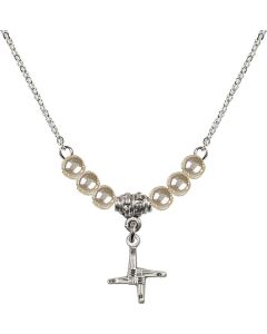 N21 Birthstone Necklace 0291 - St. Brigid Cross