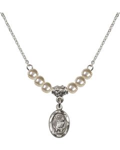 N21 Birthstone Necklace 0301C - St. Christopher