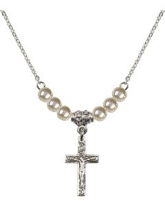 N21 Birthstone Necklace 0672 - Crucifix