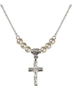 N21 Birthstone Necklace 0672Y - Cross