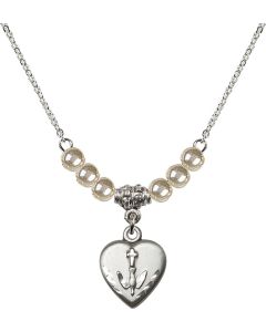 N21 Birthstone Necklace 0891 - Heart / Confirmation
