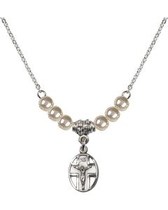 N21 Birthstone Necklace 0978 - Crucifix
