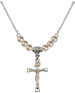N21 Birthstone Necklace 2237 - Maltese Crucifix
