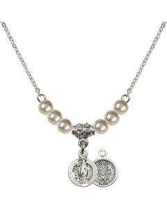 N21 Birthstone Necklace 2341 - St. Benedict