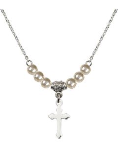 N21 Birthstone Necklace 2528 - Cross