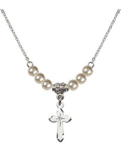 N21 Birthstone Necklace 2529 - Cross