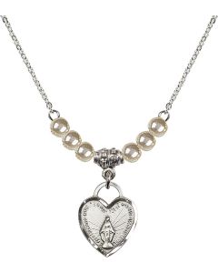 N21 Birthstone Necklace 3401 - Miraculous Heart