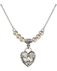 N21 Birthstone Necklace 3405 - Confirmation Heart