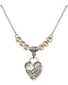 N21 Birthstone Necklace 3406 - Graduation Heart
