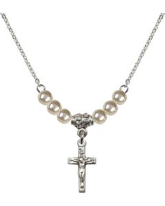 N21 Birthstone Necklace 5417 - Crucifix