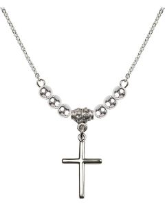 N22 Birthstone Necklace 0017Y - Cross