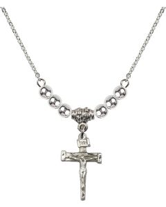 N22 Birthstone Necklace 0072 - Nail Crucifix