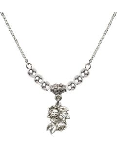 N22 Birthstone Necklace 0204 - Rose