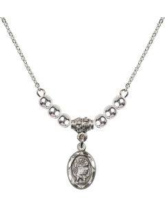 N22 Birthstone Necklace 0301C - St. Christopher
