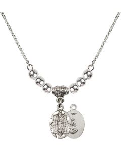 N22 Birthstone Necklace 0301F - O/L of Guadalupe