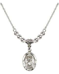 N22 Birthstone Necklace 0612C - St. Christopher