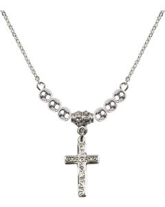N22 Birthstone Necklace 0672Y - Cross