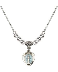 N22 Birthstone Necklace 0706EM - Miraculous
