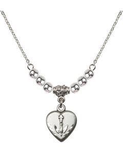 N22 Birthstone Necklace 0891 - Heart / Confirmation