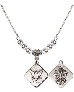 N22 Birthstone Necklace 1180--6 - Navy Diamond