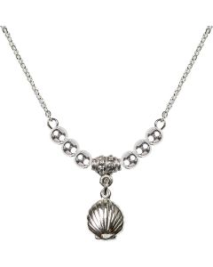 N22 Birthstone Necklace 1260 - Shell