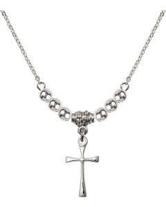 N22 Birthstone Necklace 1872 - Maltese Cross
