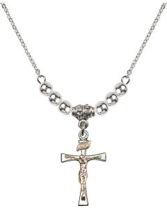 N22 Birthstone Necklace 2237 - Maltese Crucifix