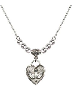 N22 Birthstone Necklace 3405 - Confirmation Heart
