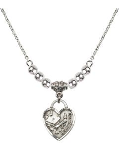 N22 Birthstone Necklace 3406 - Graduation Heart