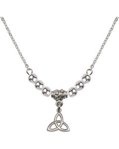 N22 Birthstone Necklace 5100 - Trinity Irish Knot