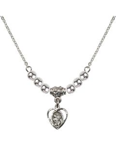 N22 Birthstone Necklace 5403 - St. Christopher