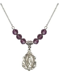 N30 Birthstone Necklace 0822M - Miraculous Available in 15 Colors