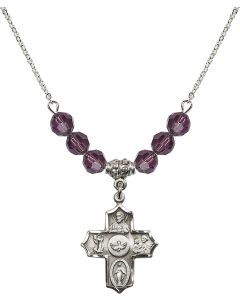 N30 Birthstone Necklace 4255 - 5-Way Available in 15 Colors