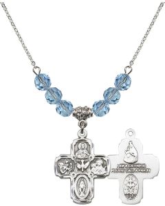 N30 Birthstone Necklace 0041 - 5-Way Available in 15 Colors