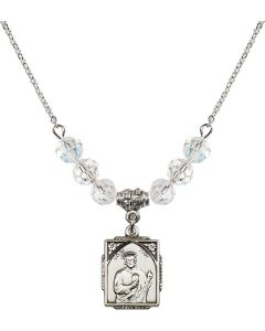 N30 Birthstone Necklace 0804J - St. Jude Available in 15 Colors