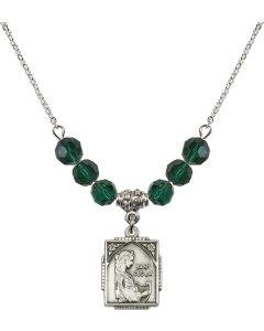 N30 Birthstone Necklace 0804CE - St. Cecilia Available in 15 Colors