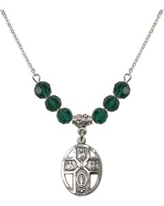 N30 Birthstone Necklace 0880 - 5-Way / Holy Spirit Available in 15 Colors