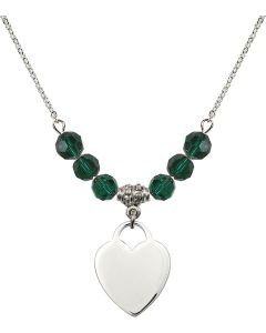 N30 Birthstone Necklace 3200 - Heart Available in 15 Colors