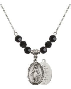 N30 Birthstone Necklace 0015M - Miraculous Available in 15 Colors