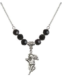N30 Birthstone Necklace 4260 - Guardian Angel Available in 15 Colors