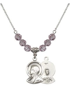 N30 Birthstone Necklace 0020 - Madonna Available in 15 Colors