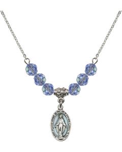 N30 Birthstone Necklace 4122EM - Miraculous Available in 15 Colors