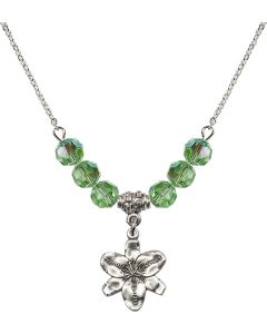 N30 Birthstone Necklace 0088 - Chastity Available in 15 Colors