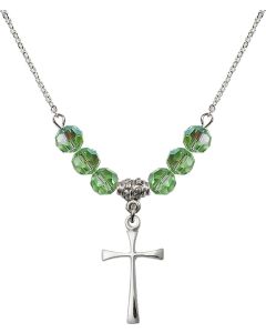 N30 Birthstone Necklace 1870 - Maltese Cross Available in 15 Colors